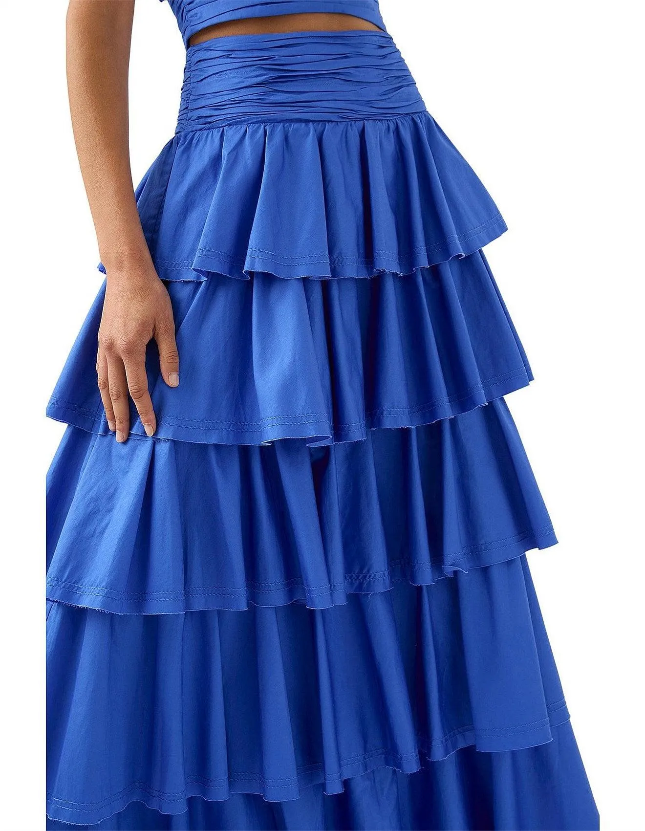 Aje Eleni Maxi Skirt & Rhythmic Frill Bodice