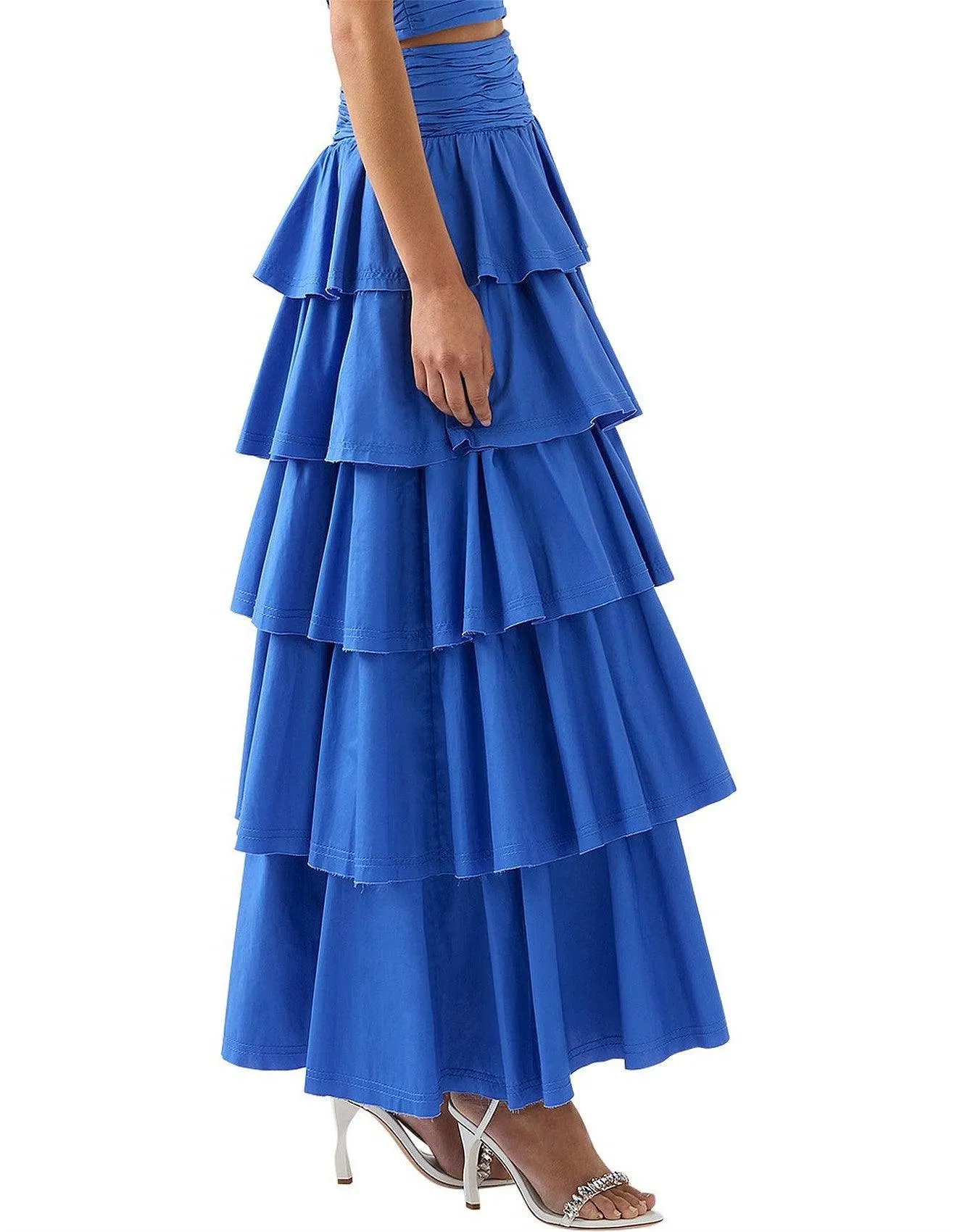 Aje Eleni Maxi Skirt & Rhythmic Frill Bodice