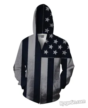 Americana Zip-Up Hoodie