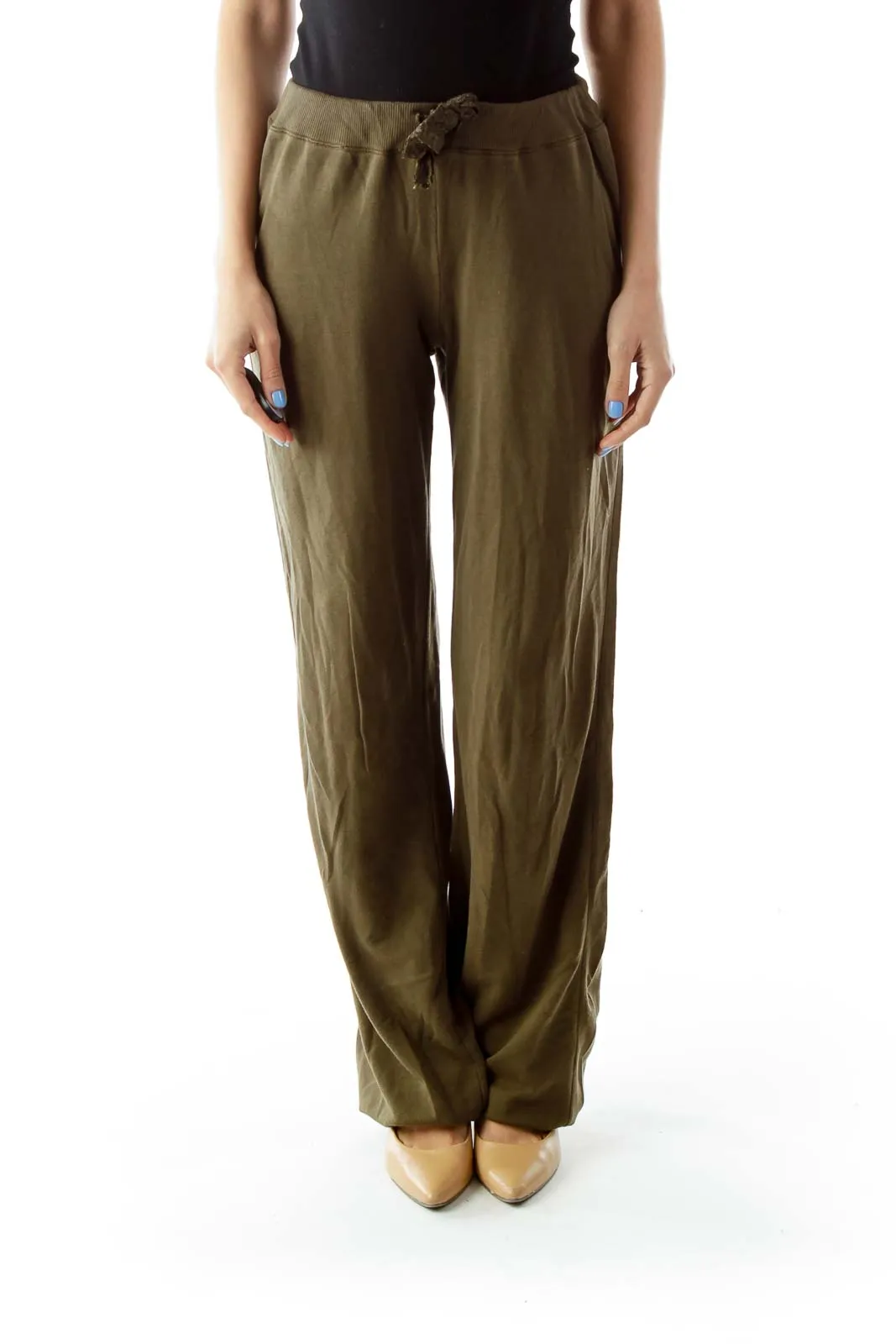 Army Green Tapered Pants