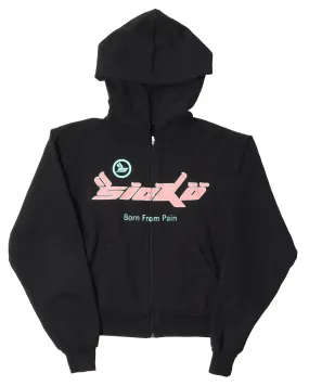 Black Zip Up Hoodie