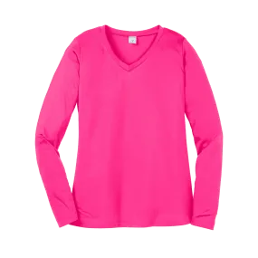 C2246W Ladies Long Sleeve V-Neck Competitor Tee