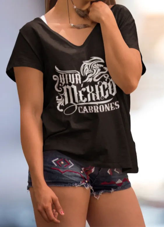 Cabrones V-Neck Tee