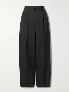 Cassandro pleated stretch-wool tapered pants