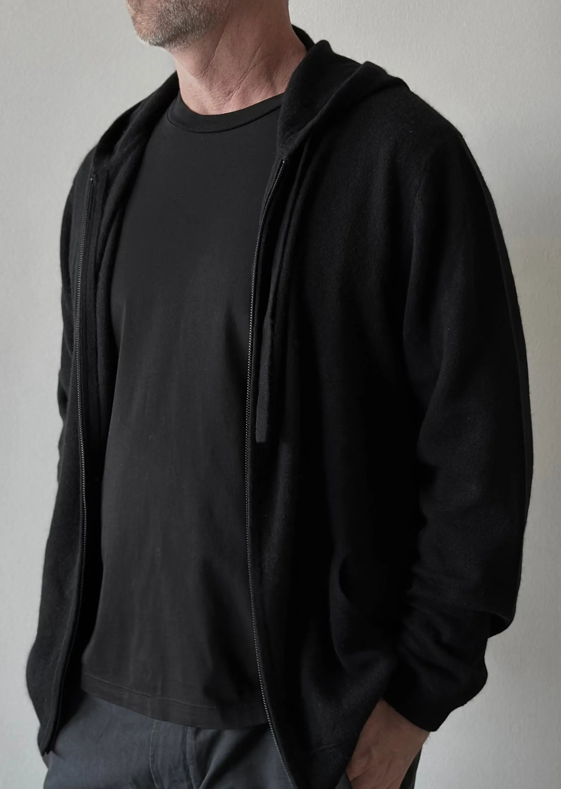 Christopher Zip-Up Hoodie - Black