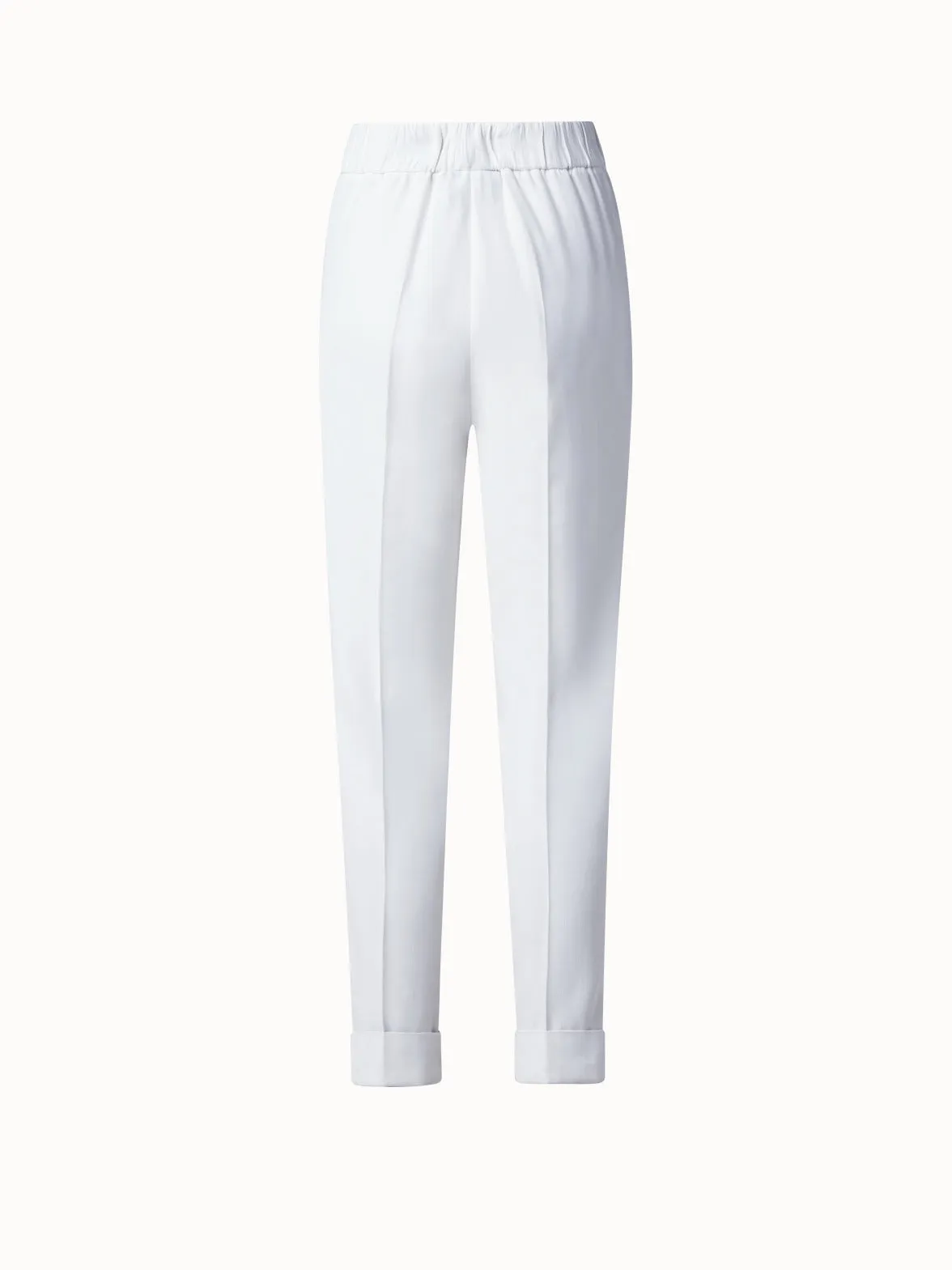 Crêpe Tapered Pants