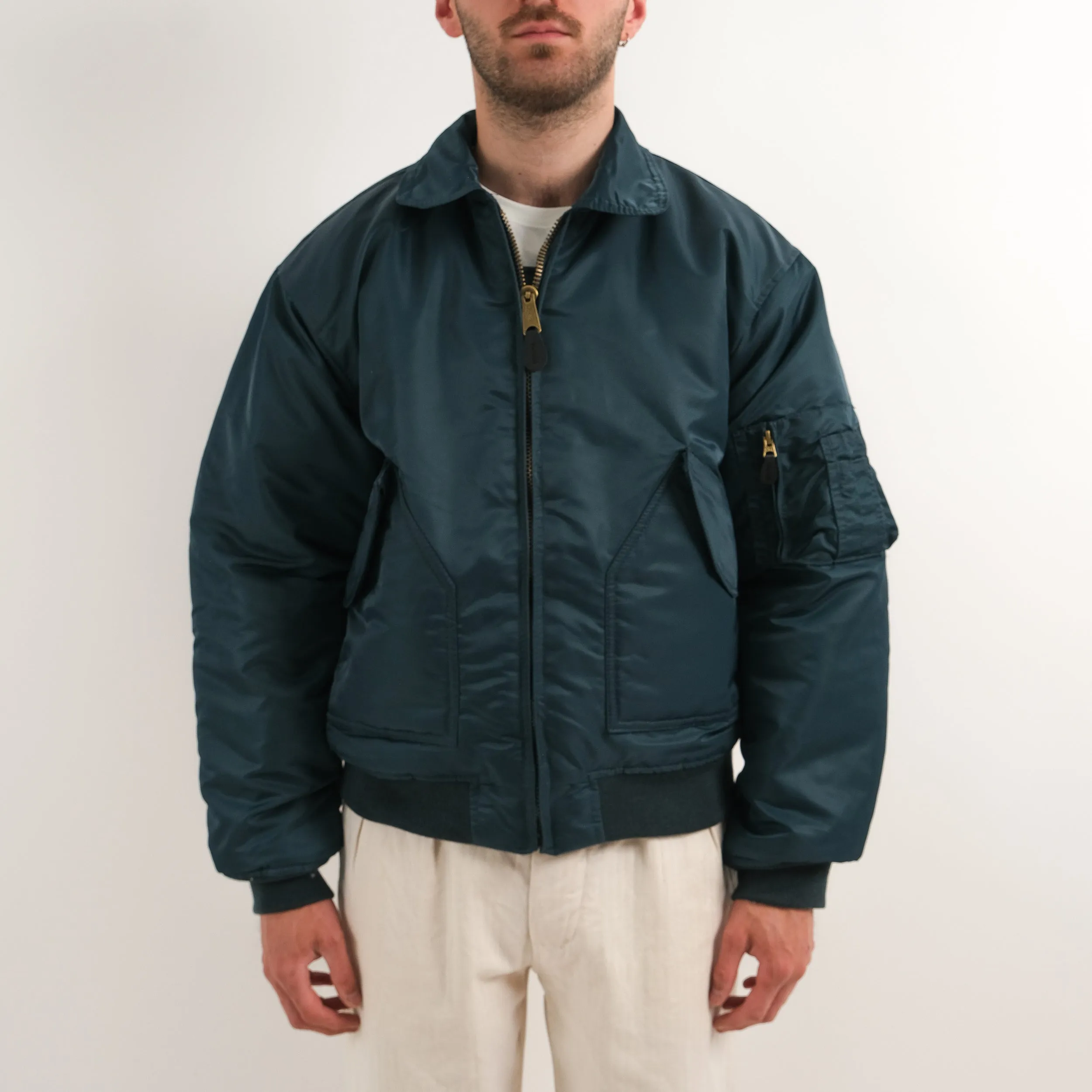 CWU NAVY BOMBER JACKET