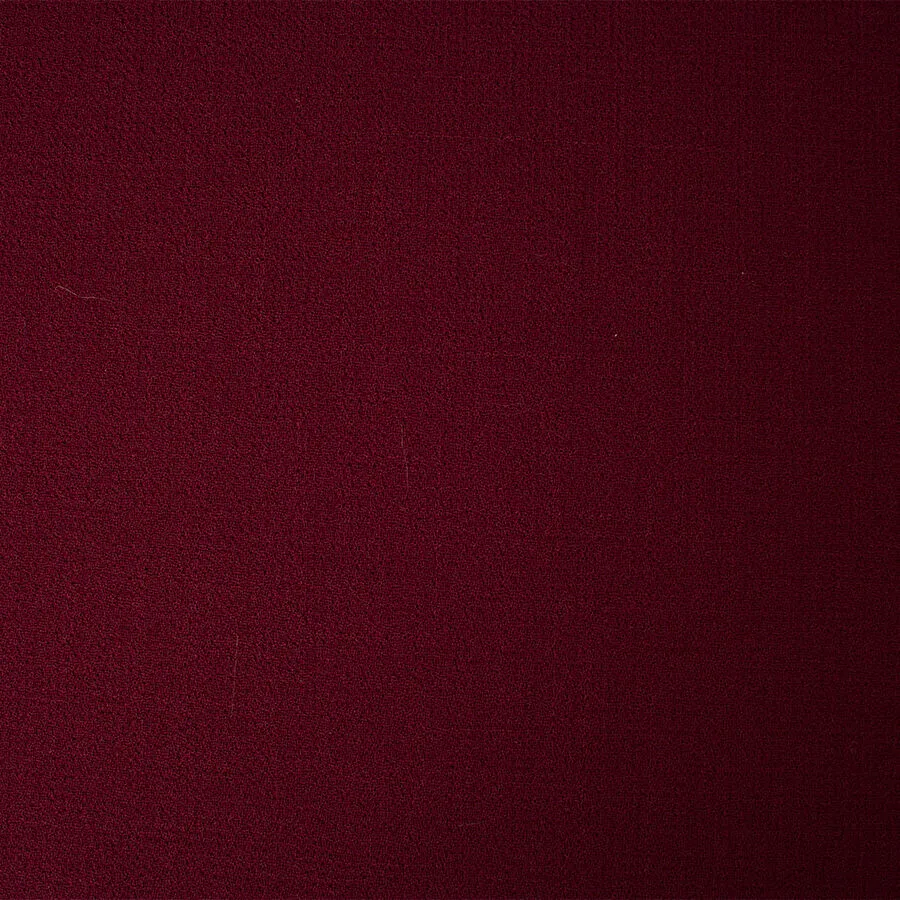 Dark Burgundy Double Wool Crêpe