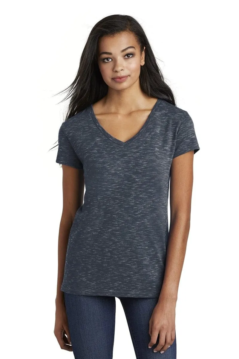 District DT664: Women's Medal V-Neck Tee