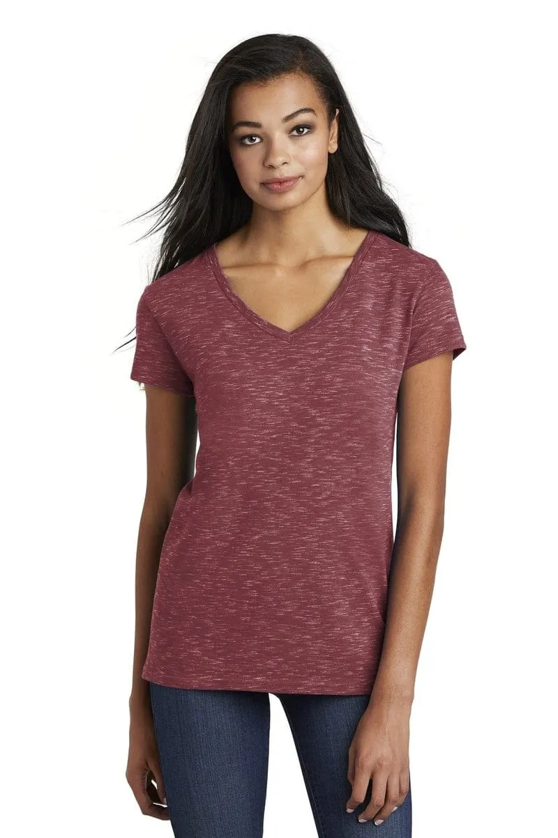 District DT664: Women's Medal V-Neck Tee