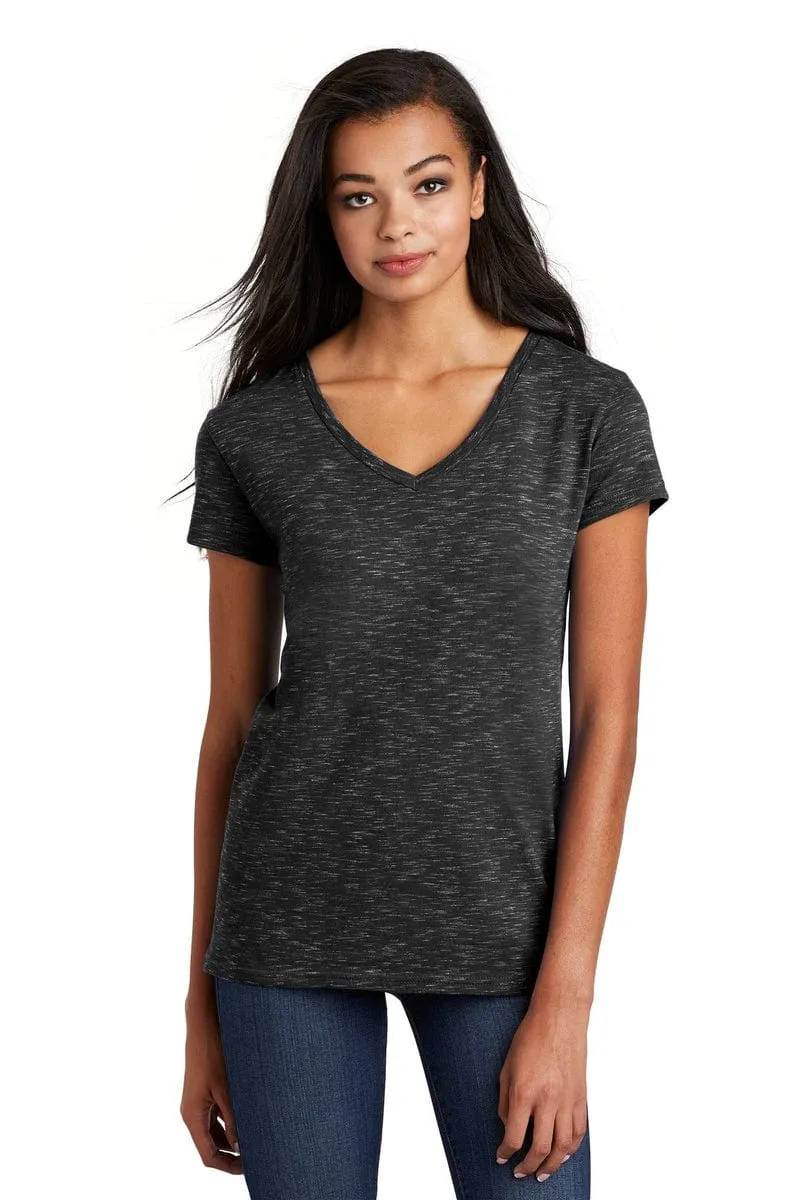 District DT664: Women's Medal V-Neck Tee