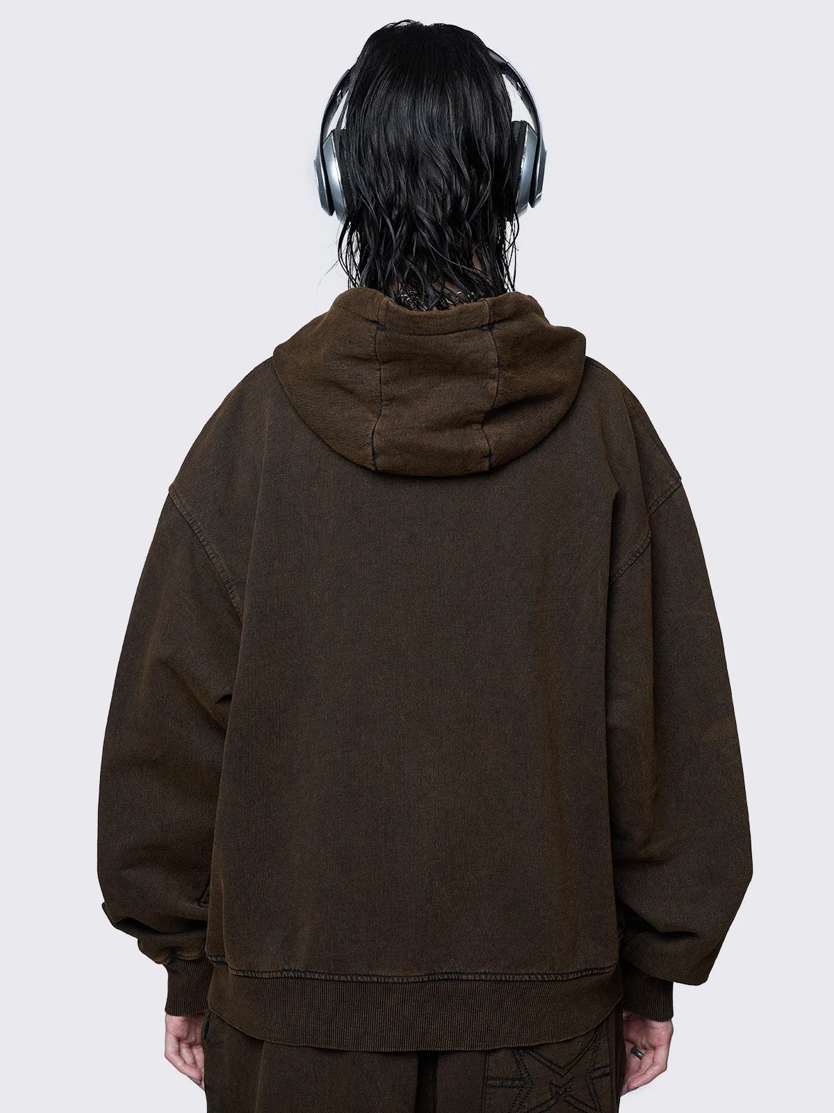 Faith Wash Zip Up Hoodie