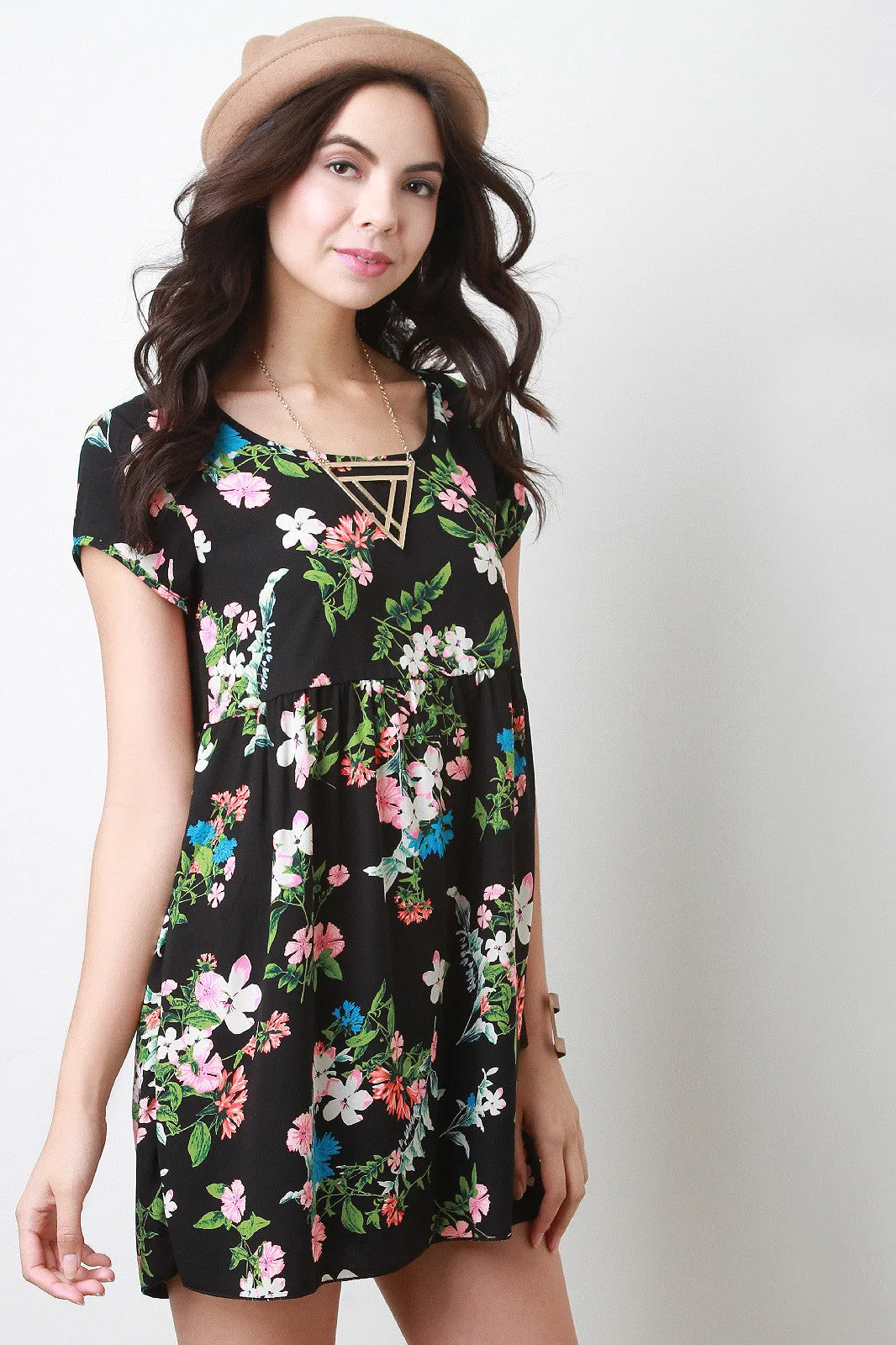 Floral Empire Waist Dress