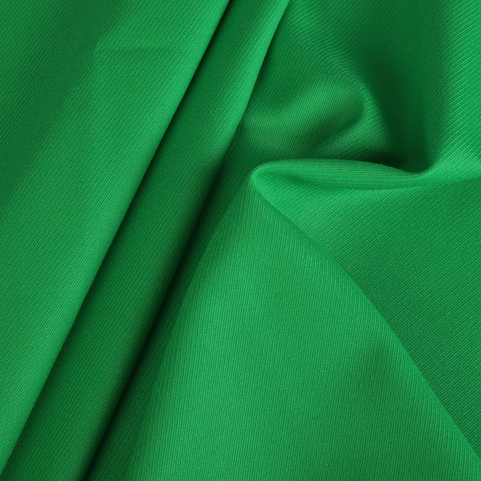 Green Twill Double Weave Fabric 4627