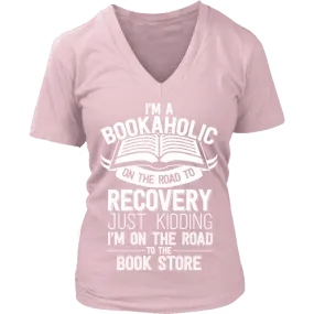 I'm a Bookaholic V-neck