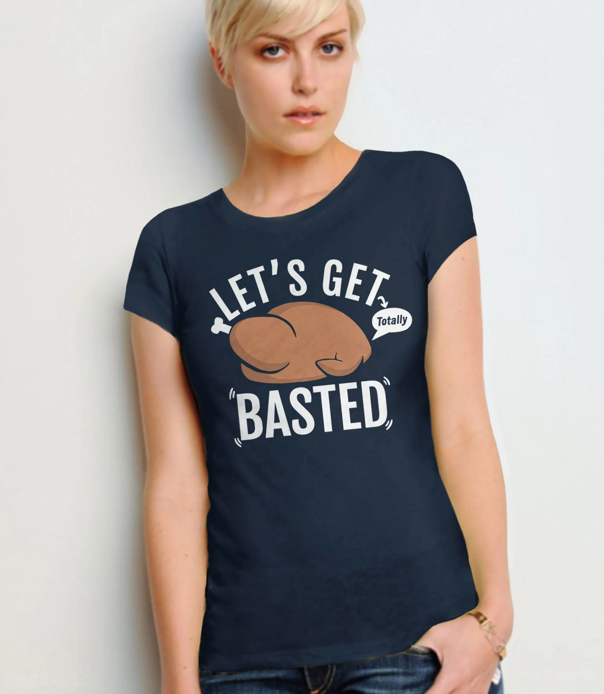 Let's Get Basted Thanksgiving T-Shirt