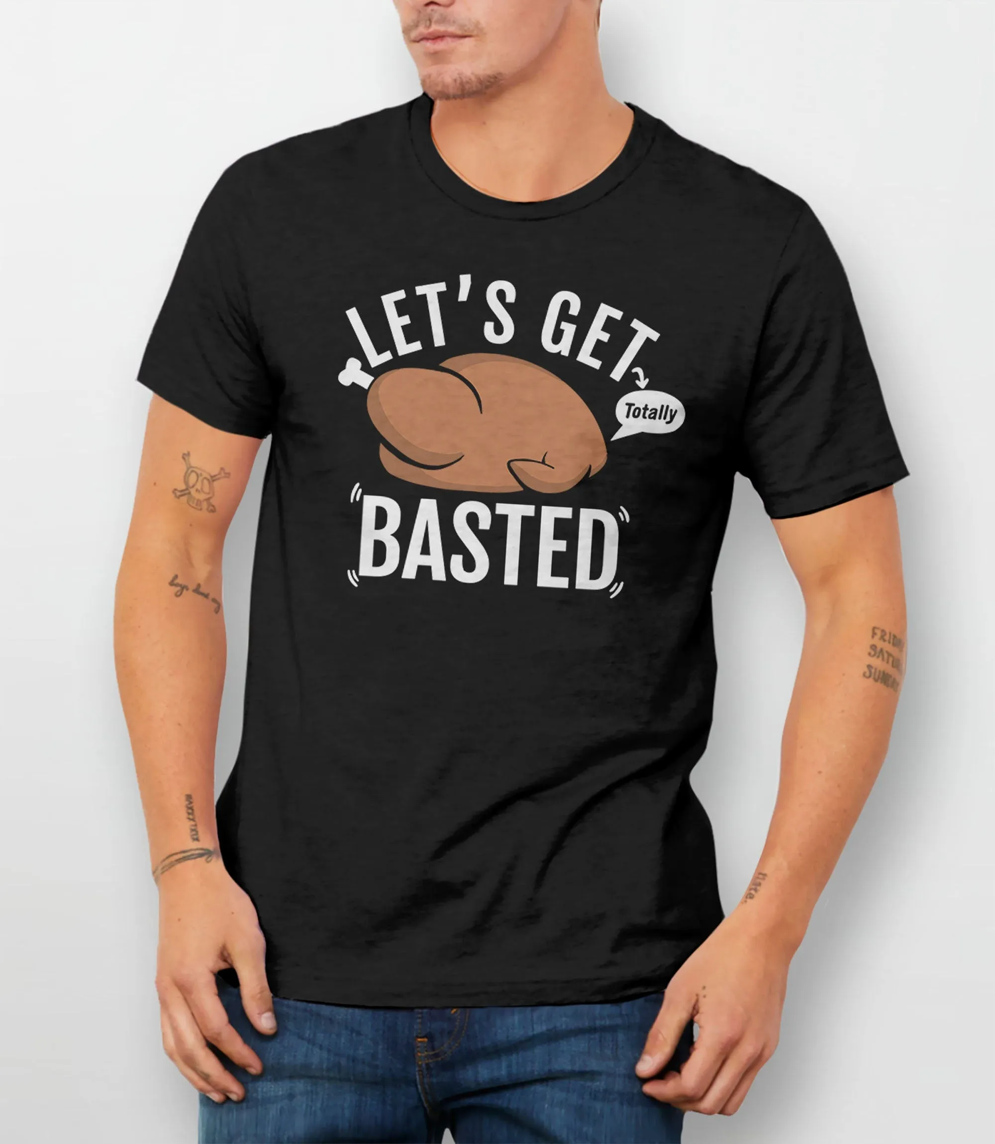 Let's Get Basted Thanksgiving T-Shirt