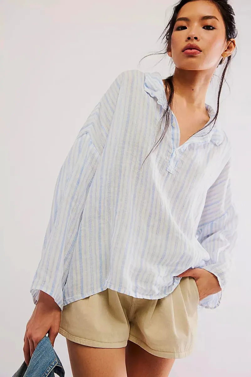 Lissa Linen Top