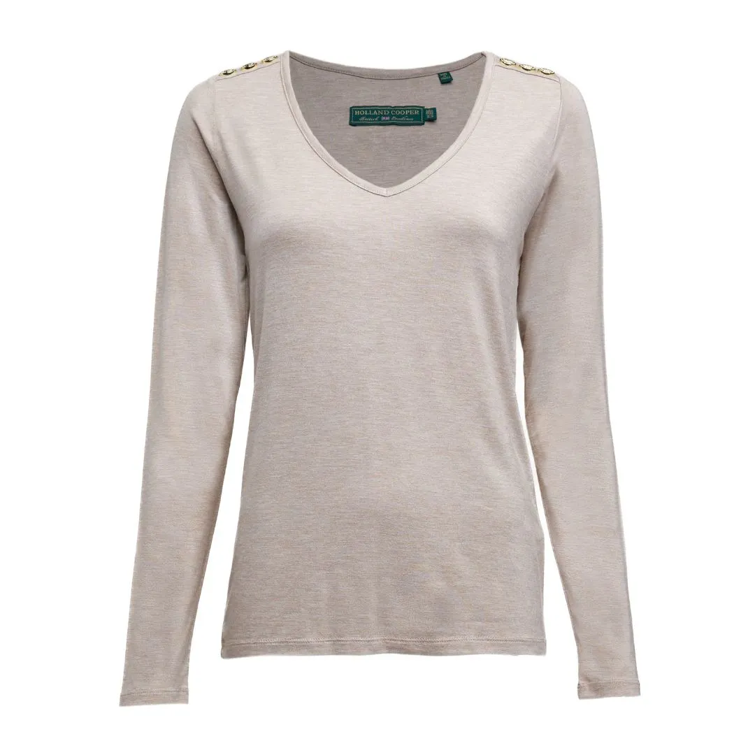 Long Sleeve V-Neck Tee