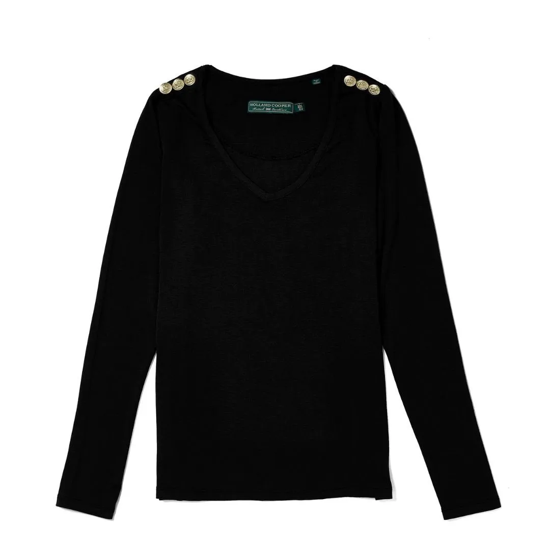 Long Sleeve V-Neck Tee