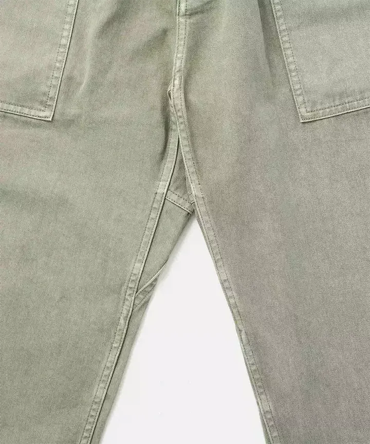 Loose Tapered Ridge Pant | Pigment Sage Green