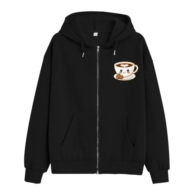 Love of Espresso Soft Zip-Up Hoodie