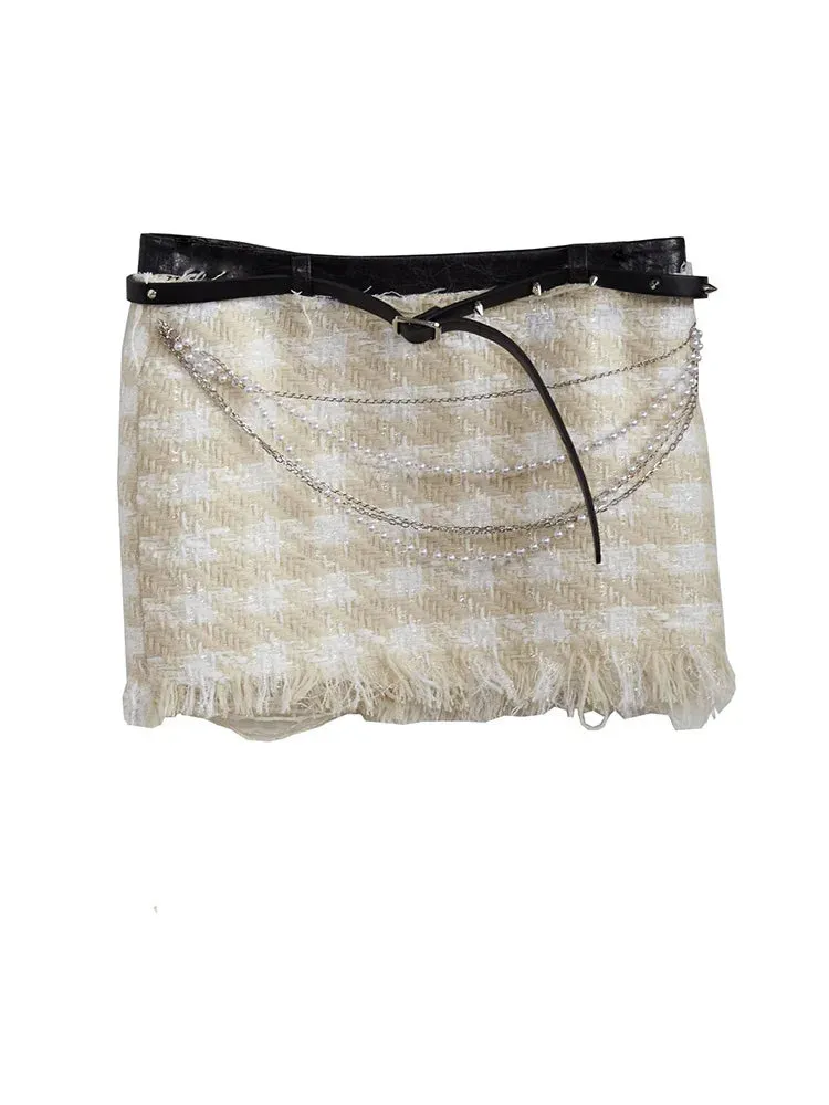 Memee Tweed Mini Skirt