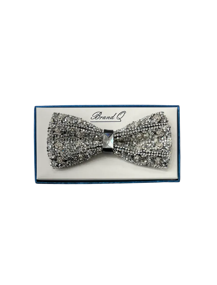 Men's Sliver Fashion Stones Bowties