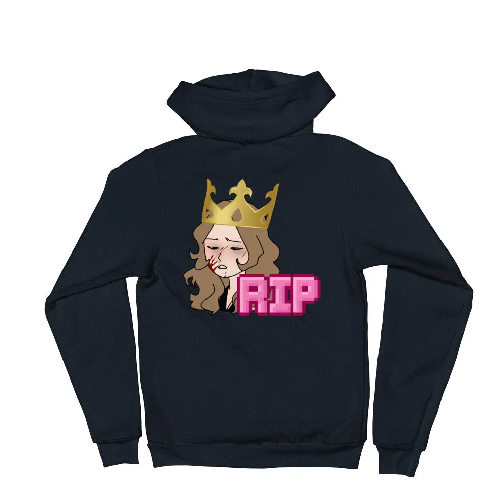 MizzQueenie RIP Zip Up Hoodie