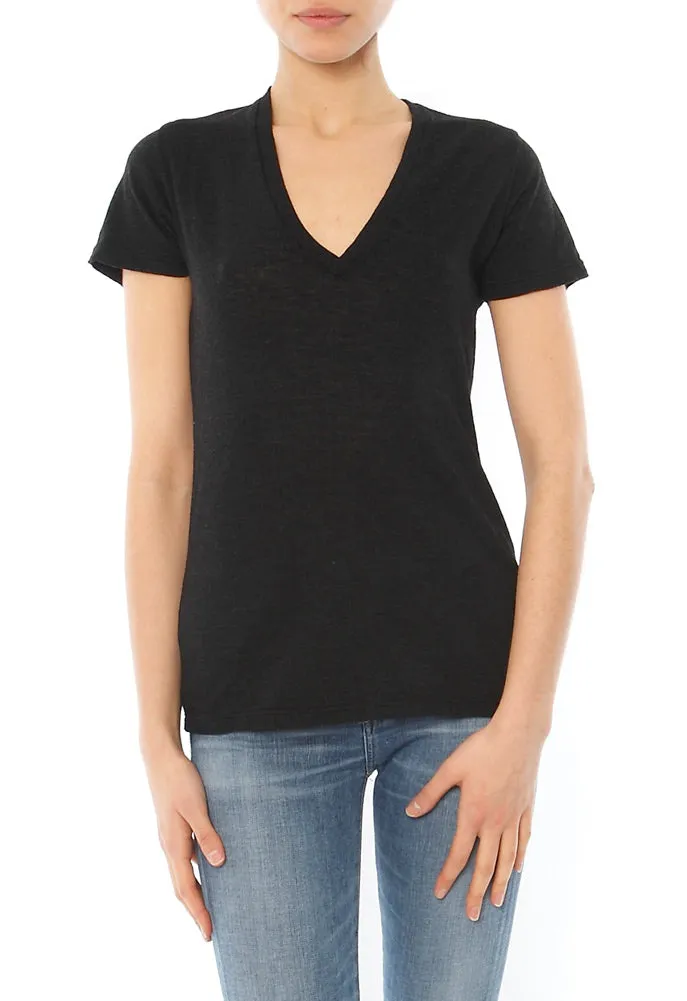 Monrow Granite V Neck Tee