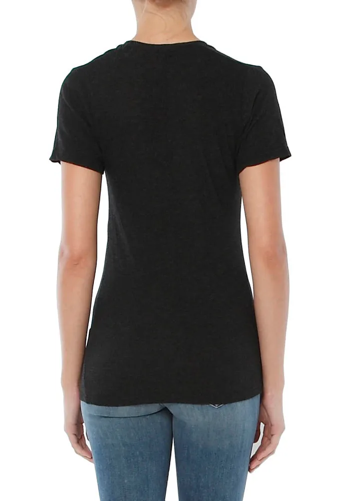 Monrow Granite V Neck Tee