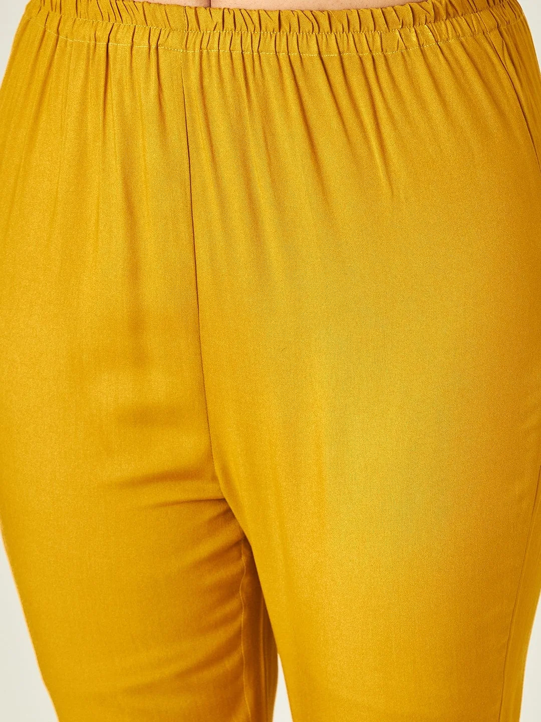 Mustard Yellow Tapered Pants