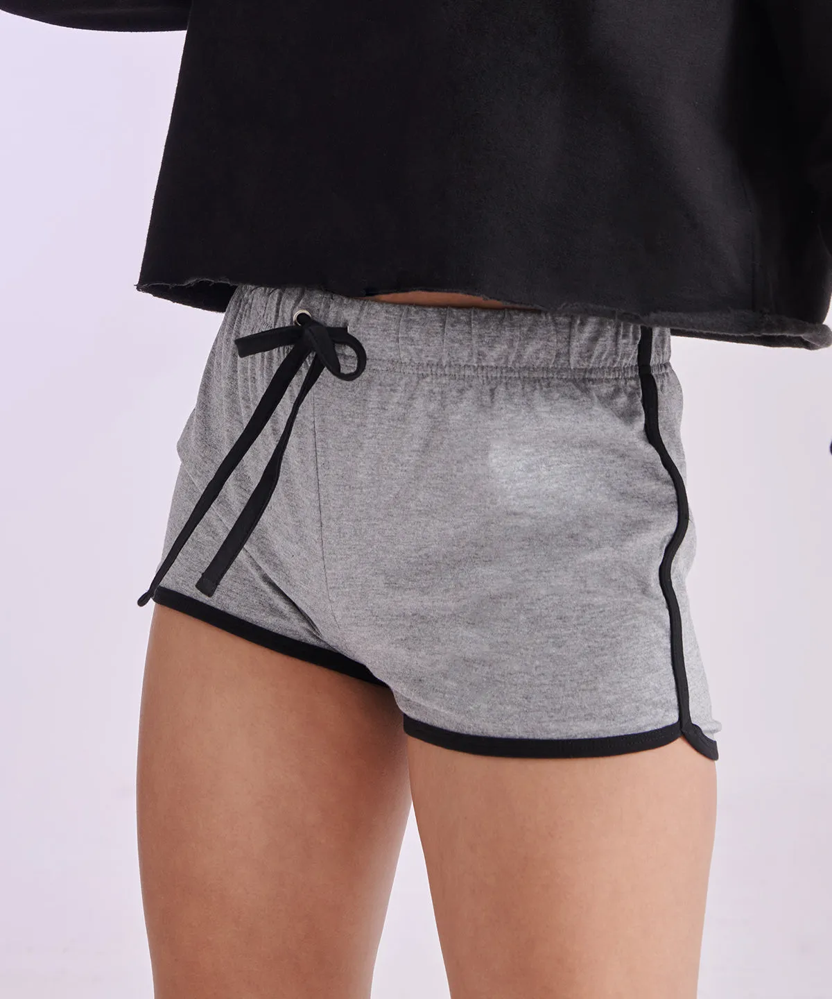 Navy/White - Women's retro shorts