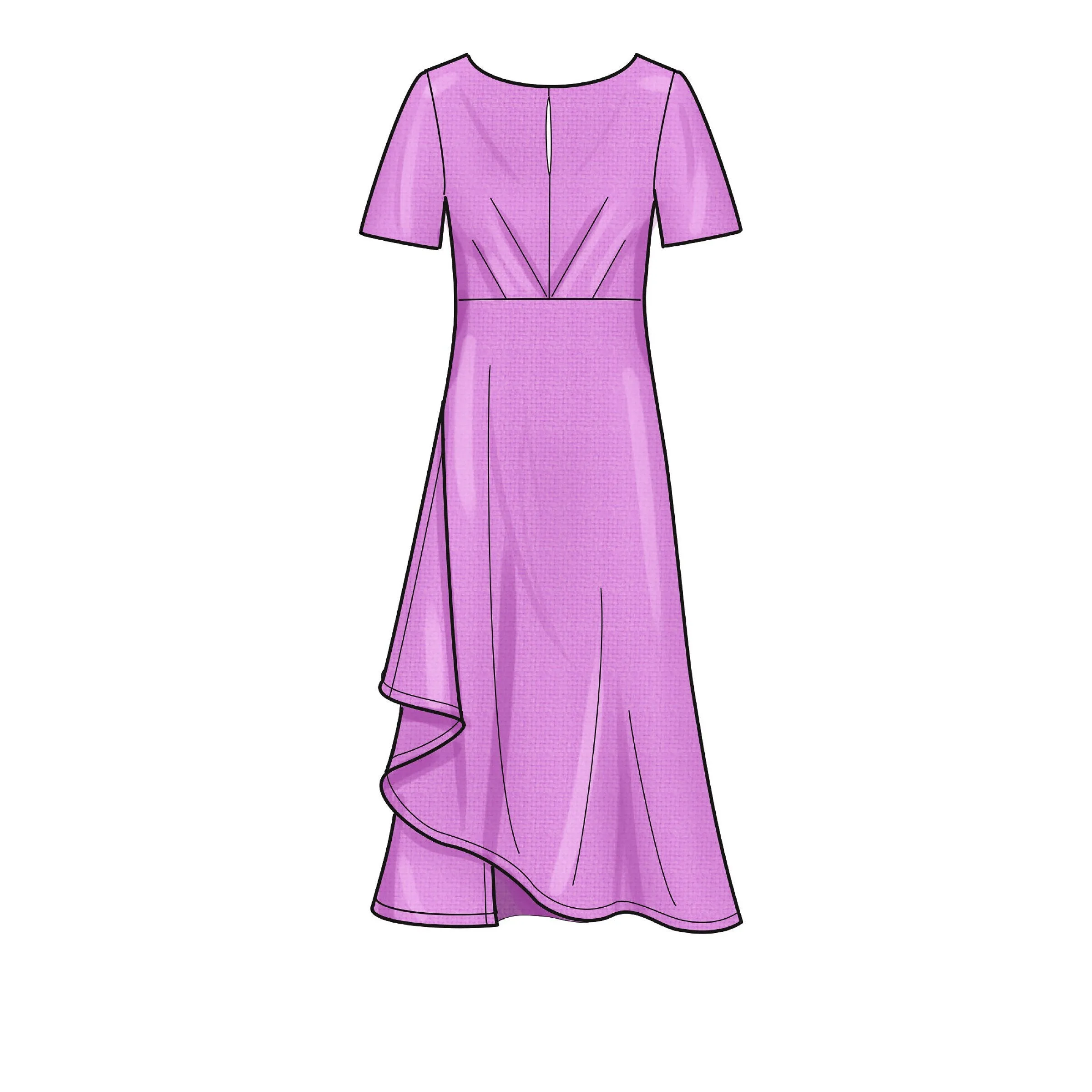 New Look Sewing Pattern 6655  Dress In Two Lengths