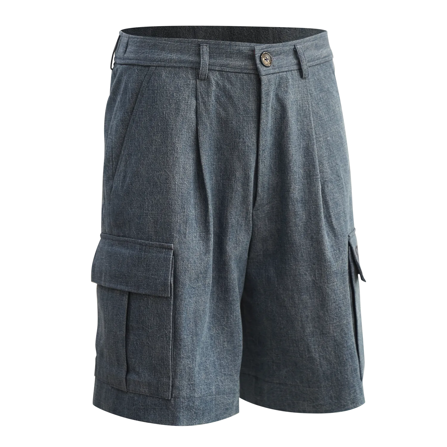 【PROSPERITY COINS】Eco-Denim Sports Shorts