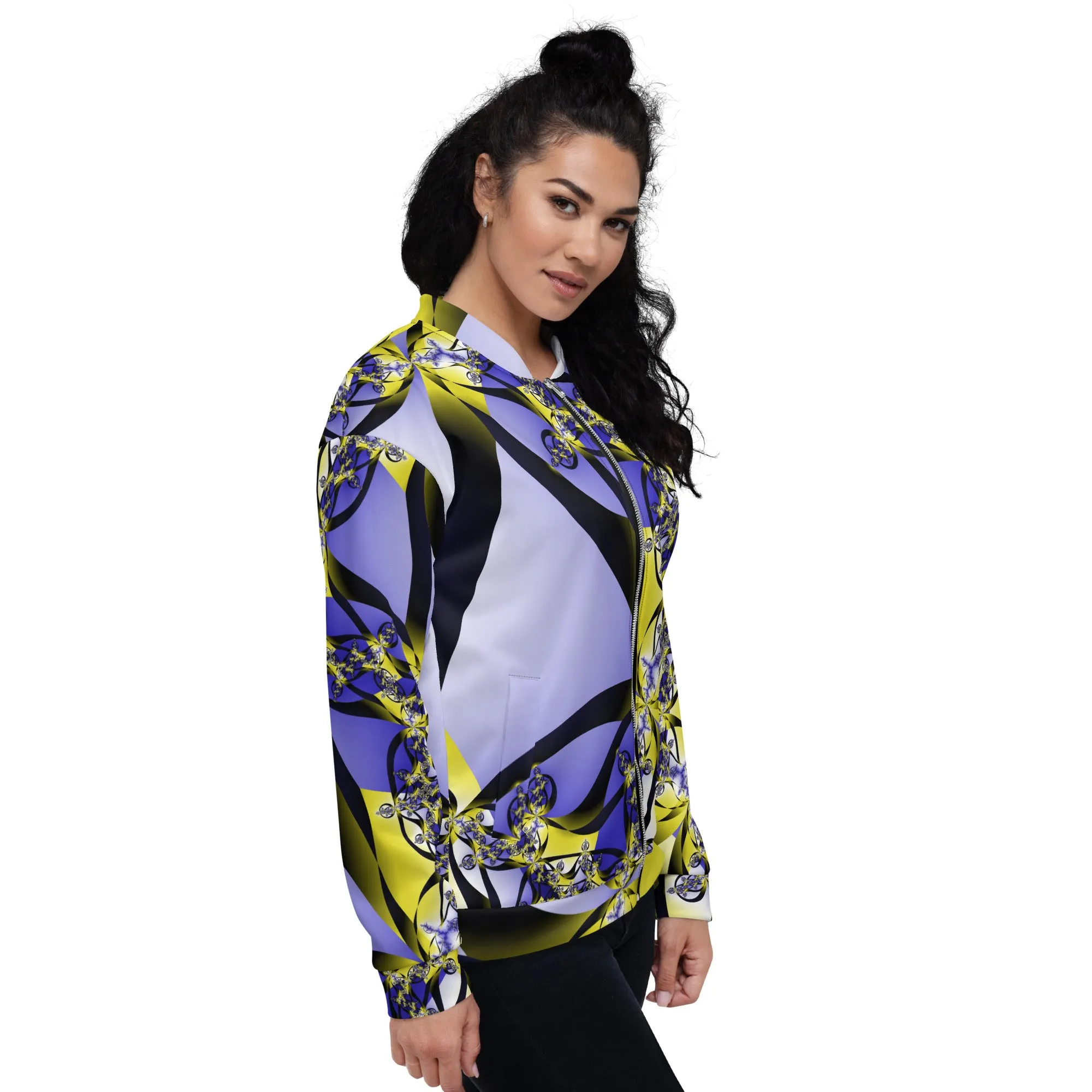 "Citrine Migration" Collection - Designer Unisex Bomber Jacket