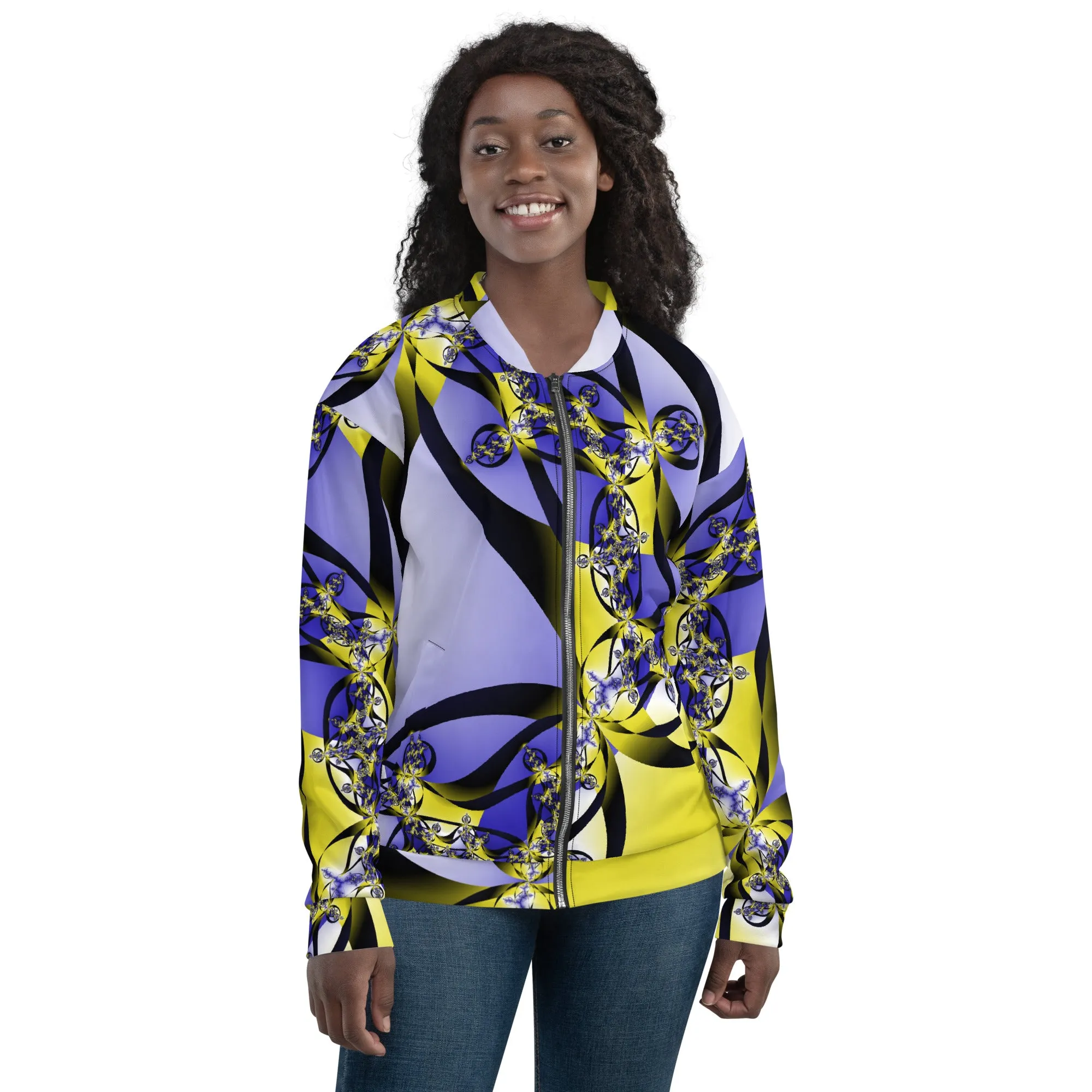 "Citrine Migration" Collection - Designer Unisex Bomber Jacket