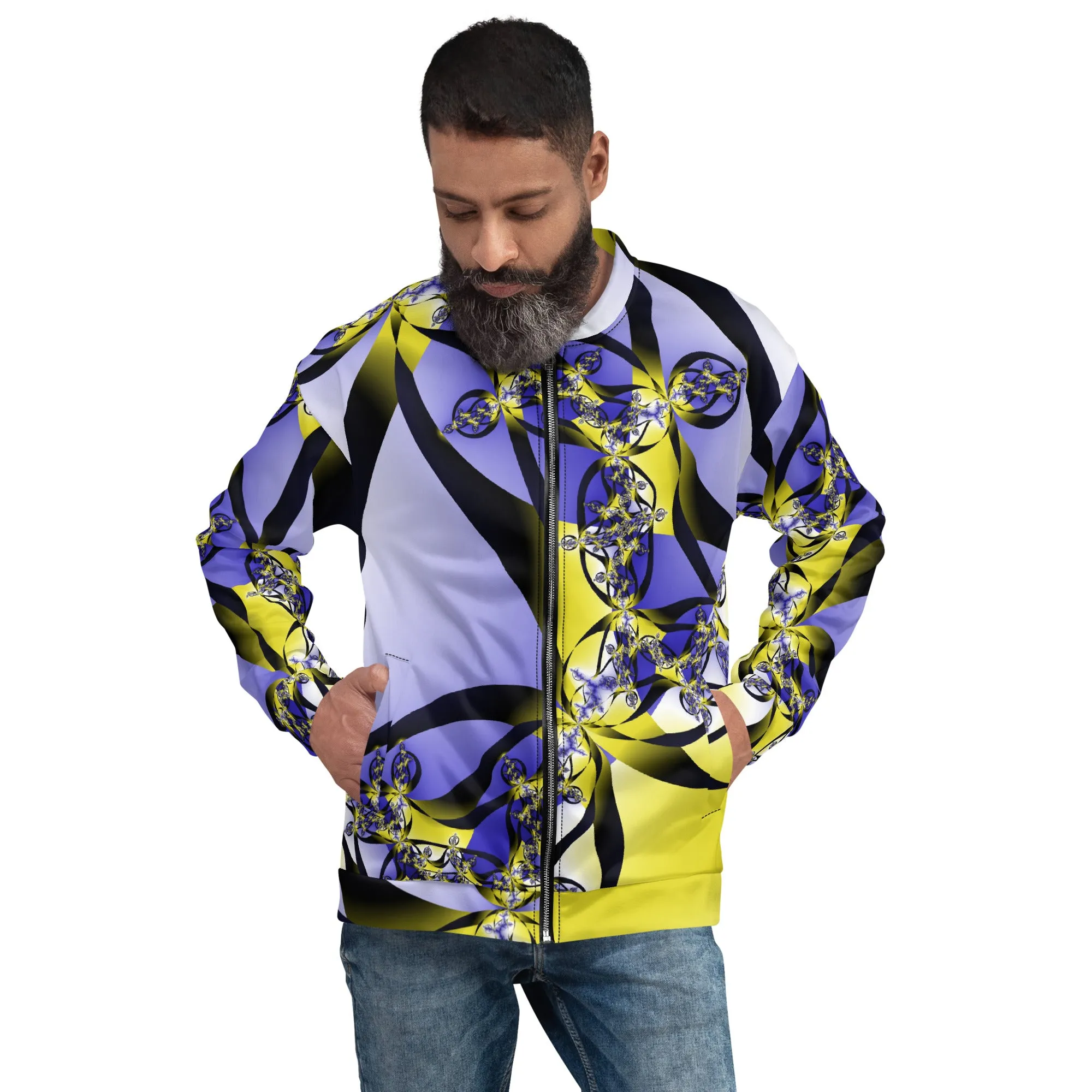 "Citrine Migration" Collection - Designer Unisex Bomber Jacket