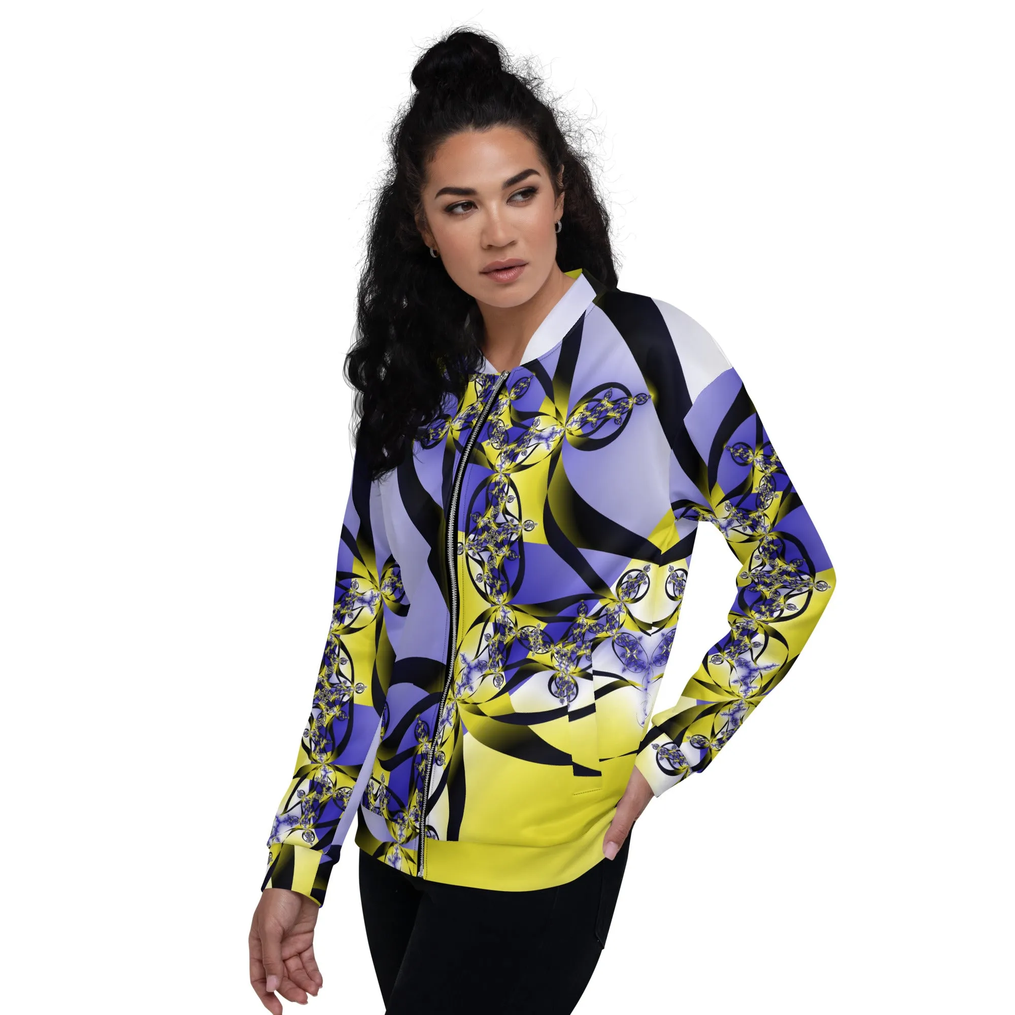 "Citrine Migration" Collection - Designer Unisex Bomber Jacket