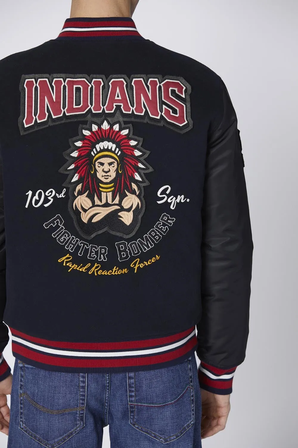 "Indians" padded college bomber