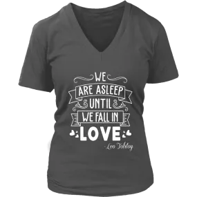 "We fall in love" V-neck Tshirt