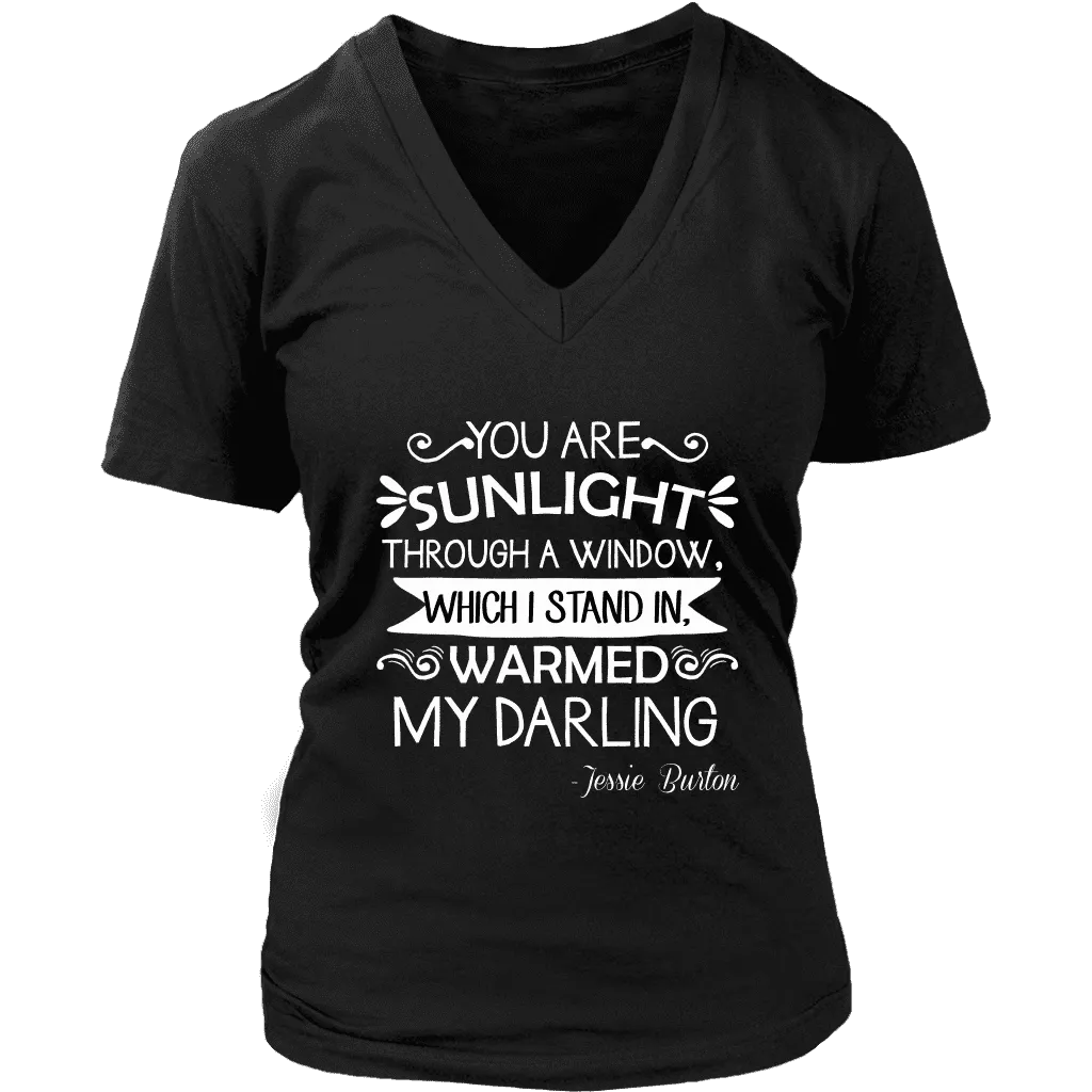 "You are sunlight" V-neck Tshirt