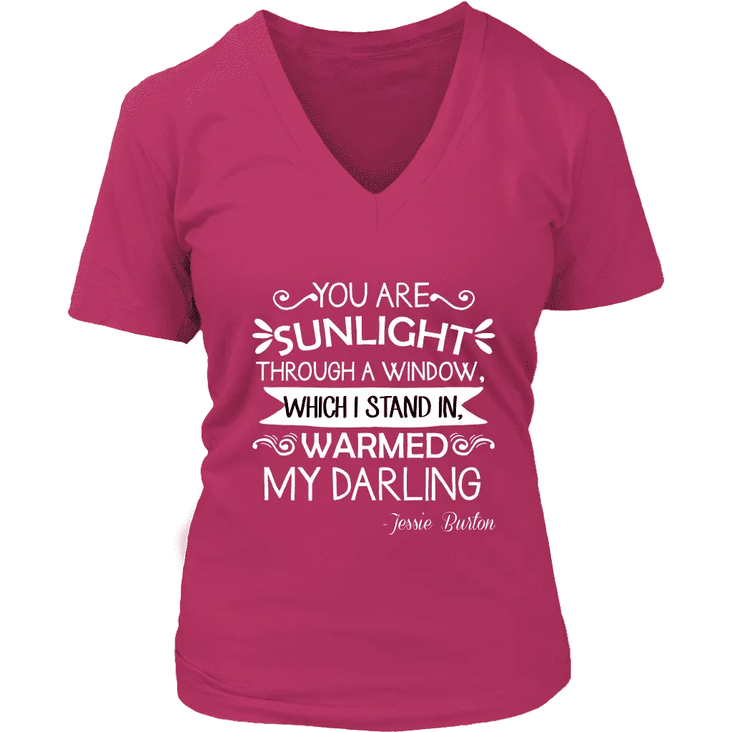 "You are sunlight" V-neck Tshirt