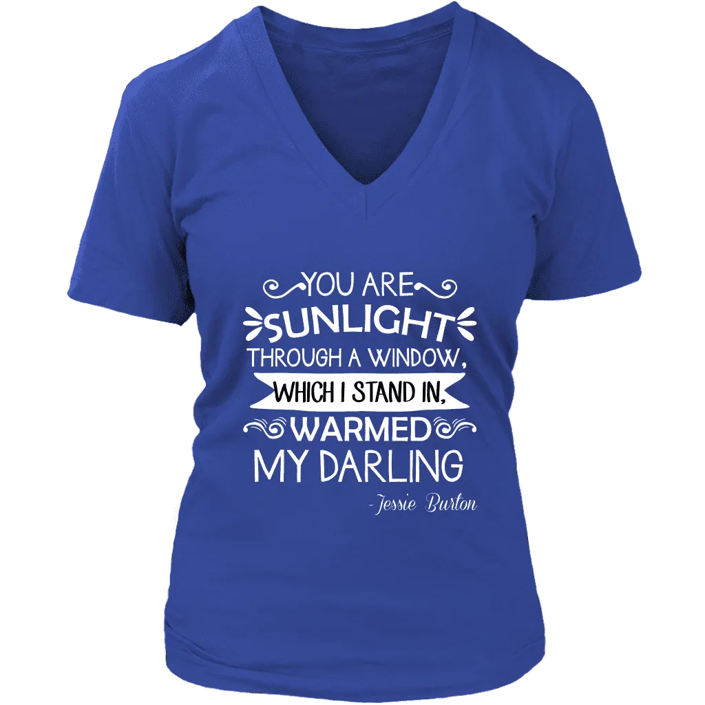 "You are sunlight" V-neck Tshirt