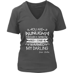 "You are sunlight" V-neck Tshirt