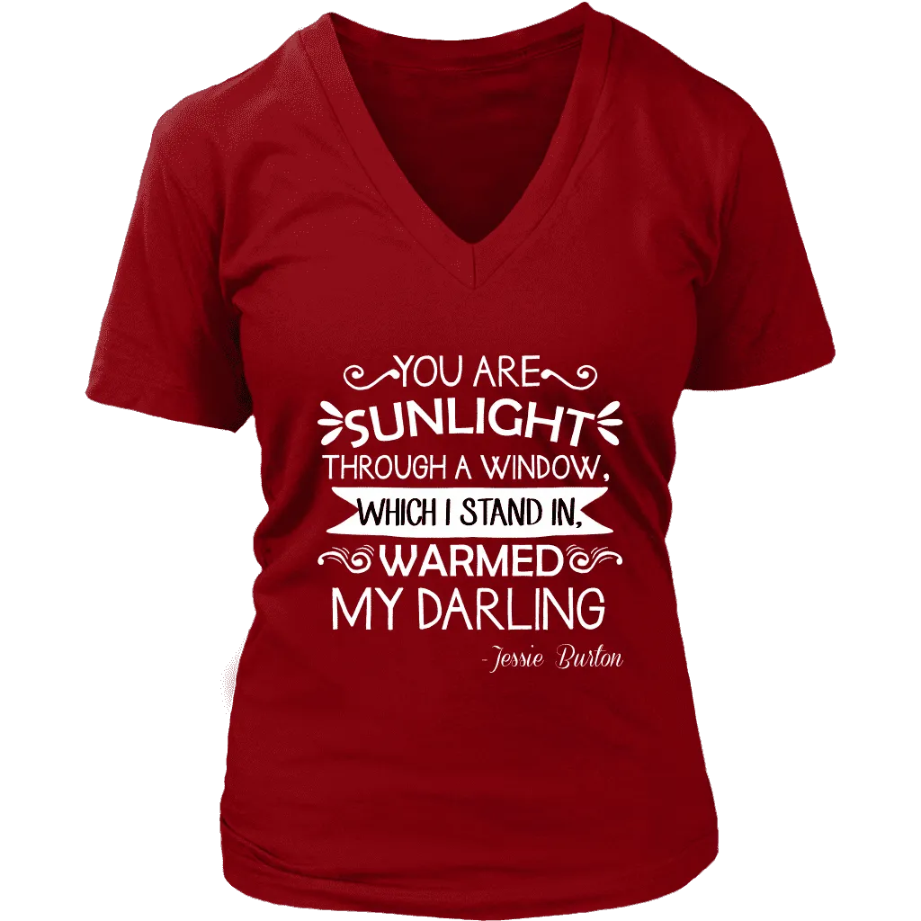 "You are sunlight" V-neck Tshirt