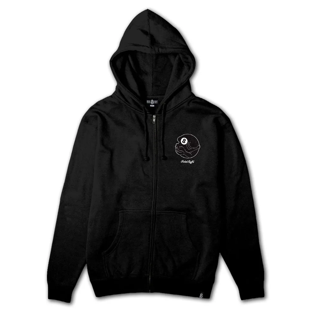 Rebel8 Dama Zip Up Hoodie Black