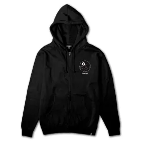 Rebel8 Dama Zip Up Hoodie Black