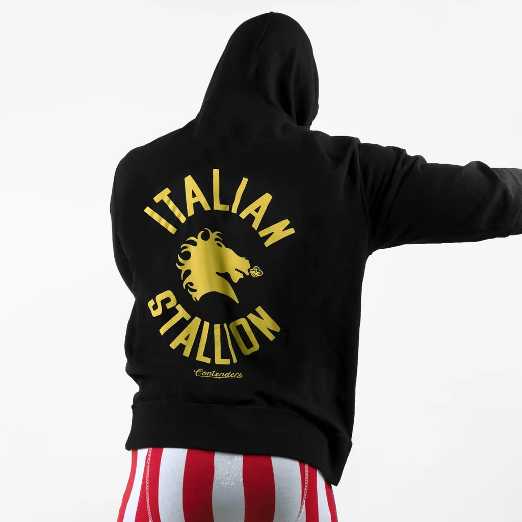 ROCKY STALLION ROBE ZIP UP HOODIE