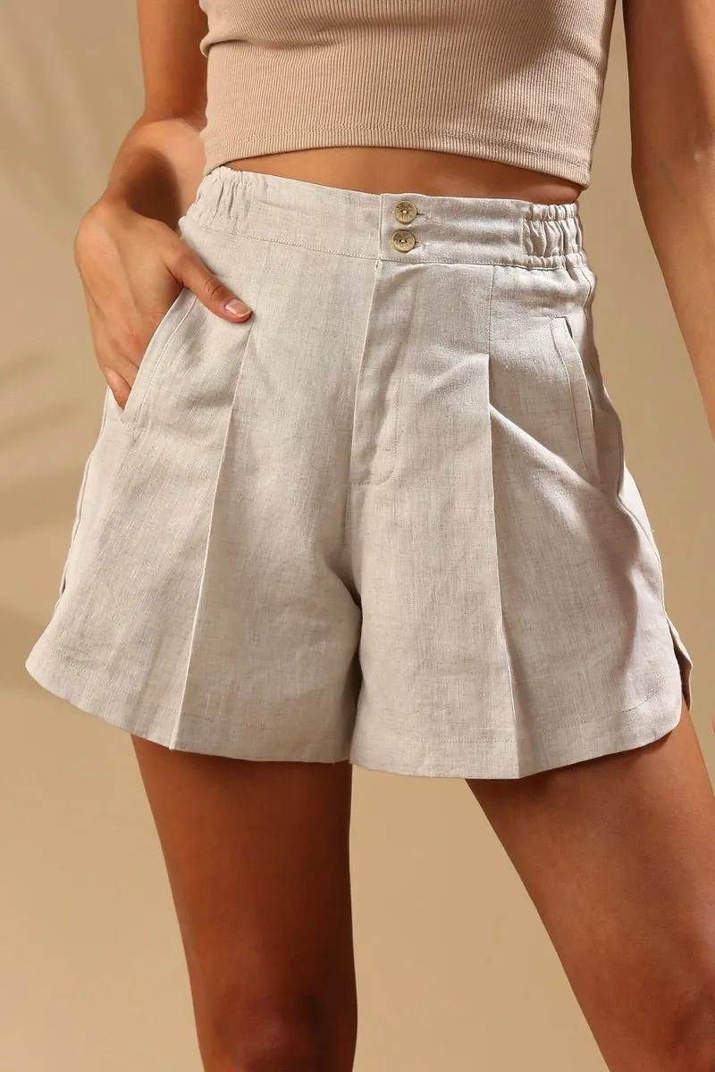 Sage Shorts - Oatmeal